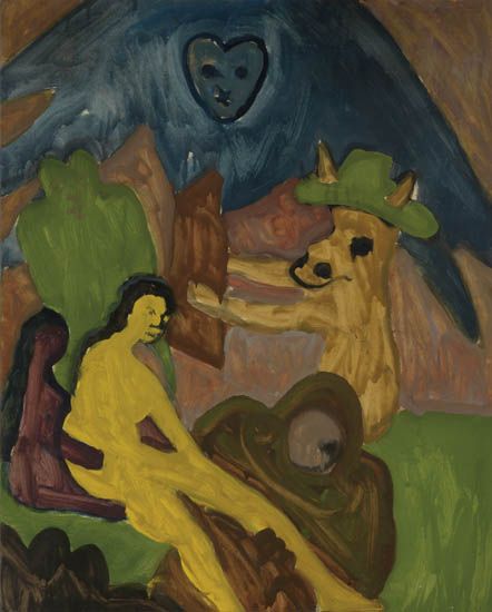 BOB THOMPSON (1937 - 1966) Untitled (Figure Composition, After Goya).
